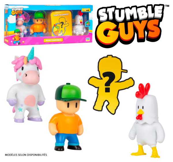 Pack De 4 Figurines Stumble Guys Auchan SOLDES : jusqu'à -70% !
