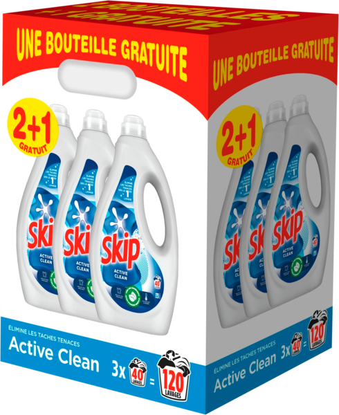Lessive Liquide Active Clean Skip