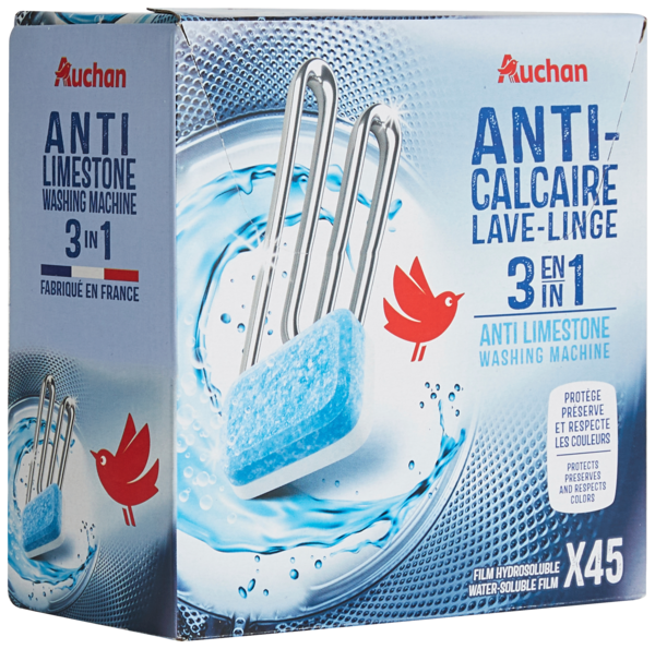Pastilles Anticalcaire Lave Linge Auchan