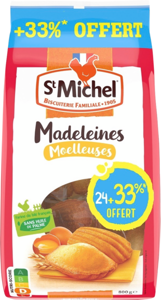 Madeleines Moelleuses St Michel