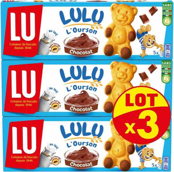 Lulu L'ourson Chocolat Lu