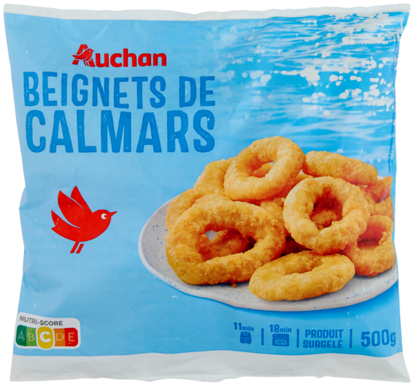 Beignets De Calamars À La Romaine Surgelés Auchan