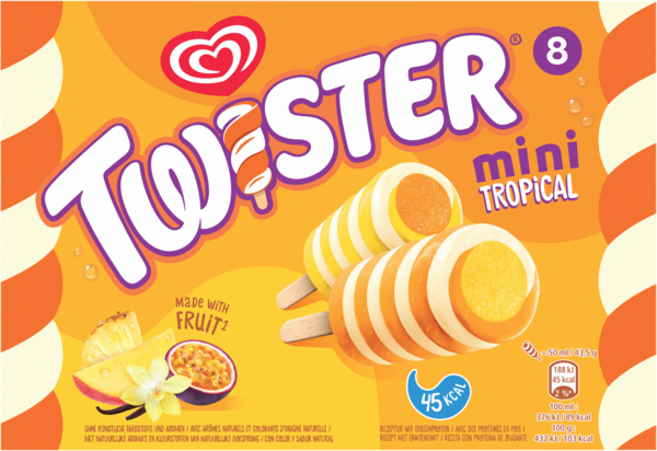 Glace Bâtonnet Tropical Twister