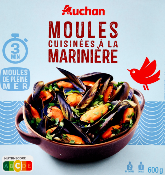 Moules Cuisinées À La Marinière Auchan