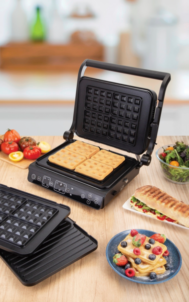Grill Viande Et Gaufrier Qilive