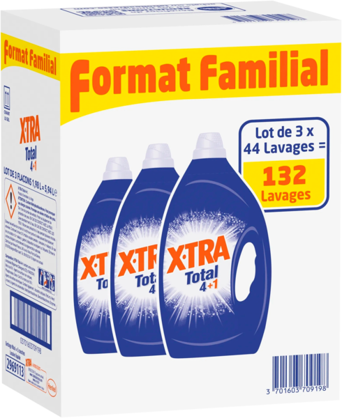 Lessive Liquide Total 4+1 X-Tra 