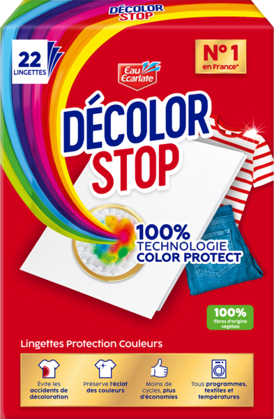Lingettes Décolor Stop