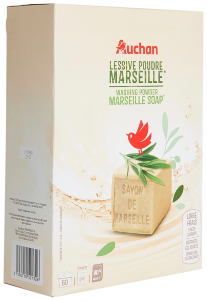 Lessive Poudre Savon De Marseille Auchan