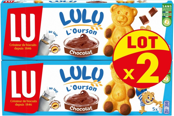 Lulu L'ourson Chocolat Lu