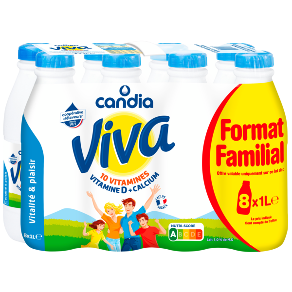 Lait Vitaminé Viva De Candia