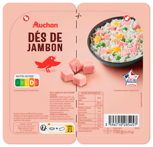 Dés De Jambon Auchan
