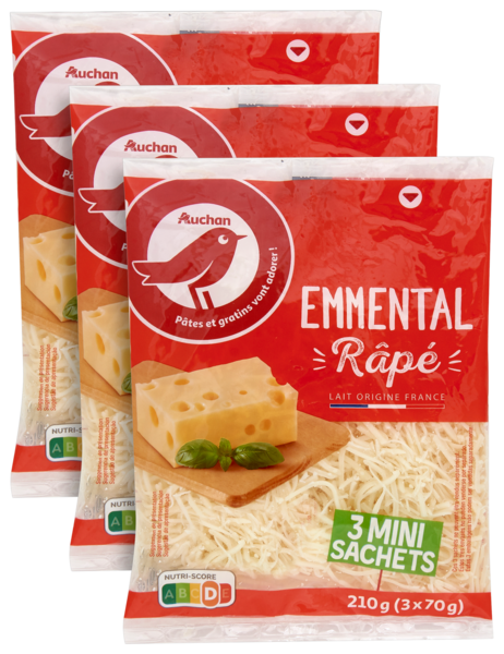 Emmental Râpé Auchan