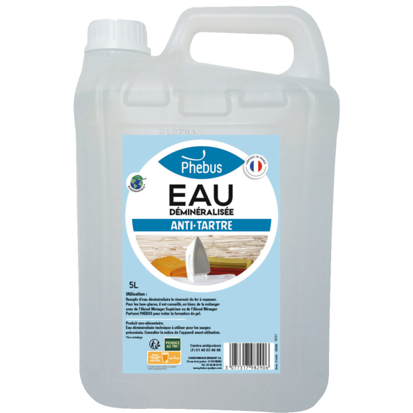 Eau Déminéralisée Nature 5 L