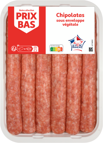 6 Chipolatas Auchan Remises en beauté
