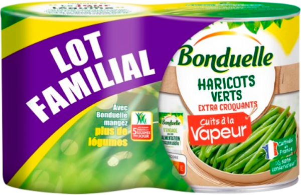 Haricots Verts Extra Fin Cuits Vapeur Bonduelle Auchan Remises en beauté
