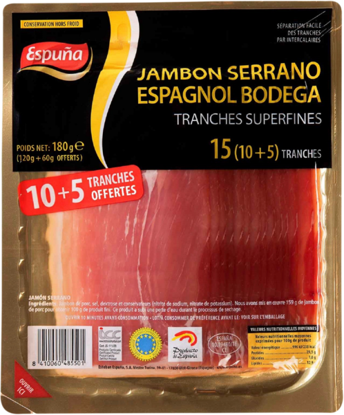 Jambon Serrano Esteban Espuna