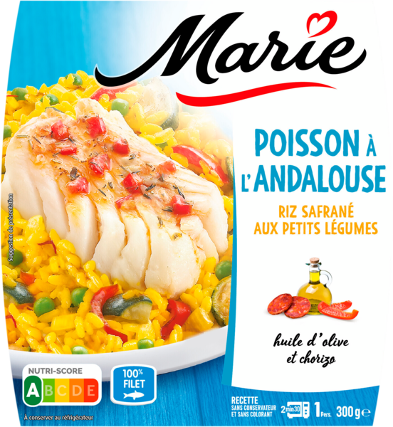 Plat Cuisiné Poisson À L'andalouse Marie Auchan Remises en beauté