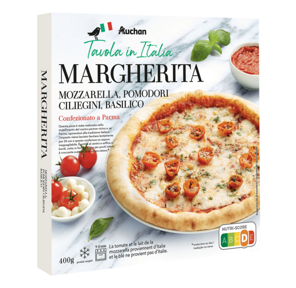 Pizza Margherita Auchan Tavola In Italia