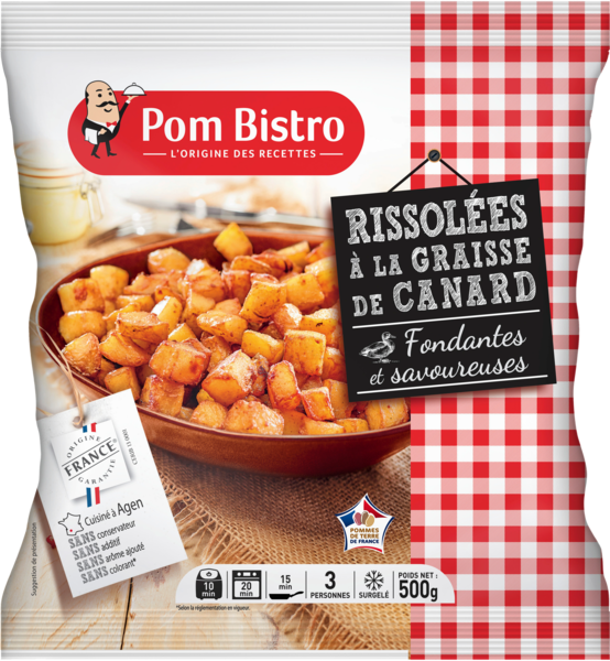 Rissolées À La Graisse De Canard Surgelés Pom Bistro