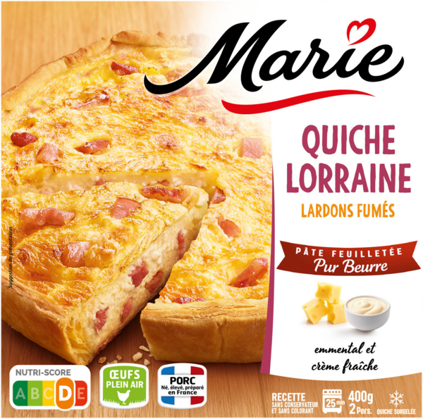 Quiche Lorraine Surgelée Marie 
