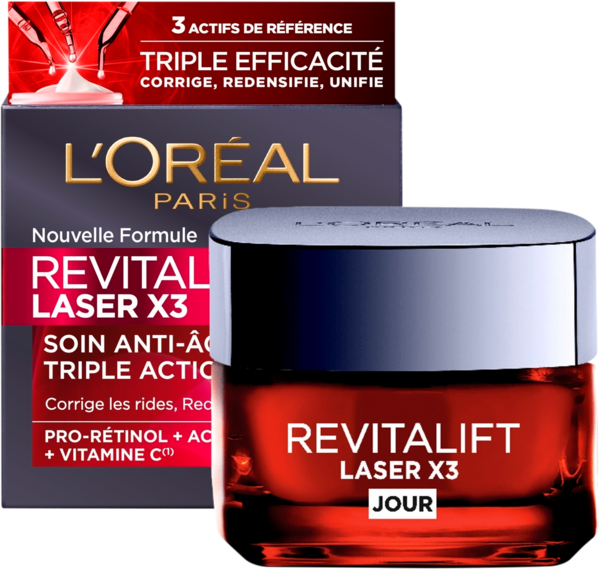 Soin Jour Anti-Âge Revitalift Laser X3 L'oréal Paris 