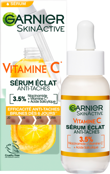 Sérum Éclat Anti-Tâches Skinactive Garnier Auchan Remises en beauté