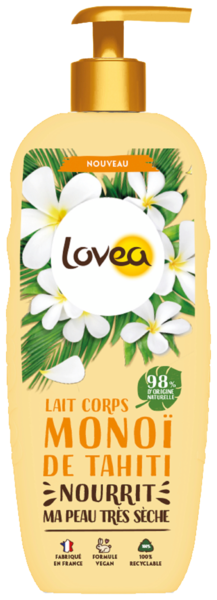 Lait Corps Hydratant Monoï De Tahiti Lovea Auchan Remises en beauté