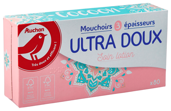 Mouchoirs Soin Lotion Auchan Auchan Remises en beauté