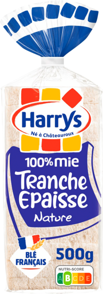 Pain De Mie 100% Mie Nature Tranches Épaisses Sans Croûte Harry's