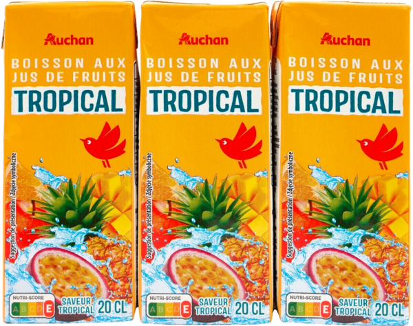Briquettes De Jus Tropical Auchan Auchan Remises en beauté