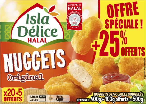 Nuggets De Volaille Halal Isla Délice