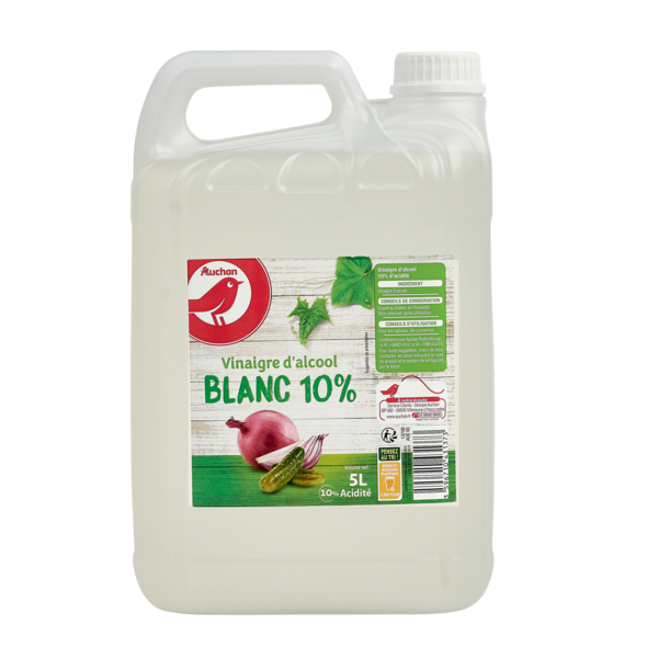 Vinaigre D'alcool Blanc 10% Auchan Auchan Remises en beauté, c'est aussi dans votre Super