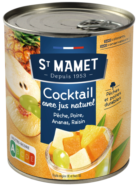 Cocktail De Fruits Au Sirop St Mamet