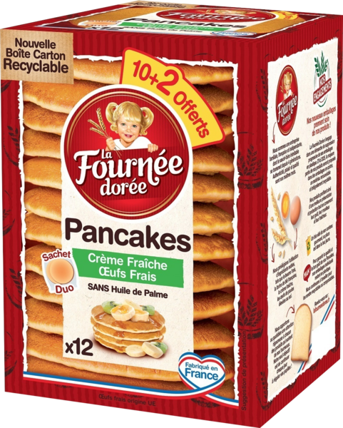 Pancakes Nature La Fournée Dorée
