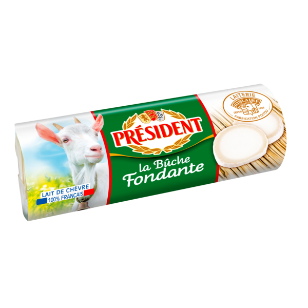 La Bûche Fondante De Chèvre Président
