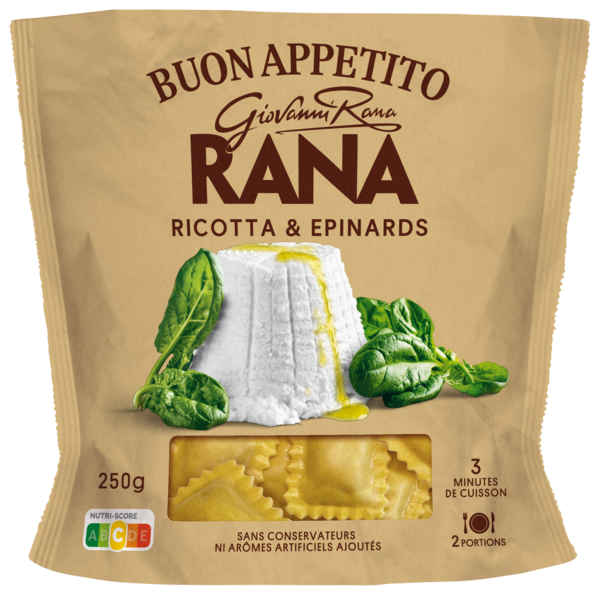 Ravioli Ricotta & Épinards Rana
