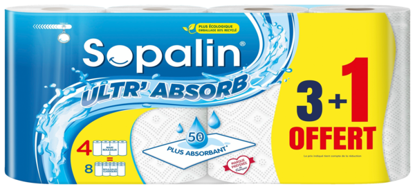Essuie-Tout Ultr' Absorbant Sopalin