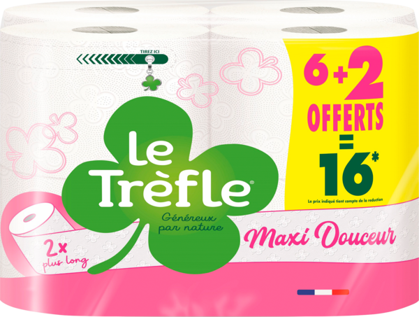 Papier Toilette Maxi Douceur Blanc Le Trèfle Auchan Remises en beauté, c'est aussi dans votre Super