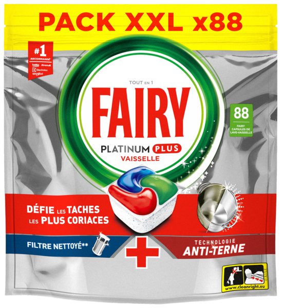 Capsules Lave-Vaisselle Platinum Plus Fairy Auchan Remises en beauté, c'est aussi dans votre Super