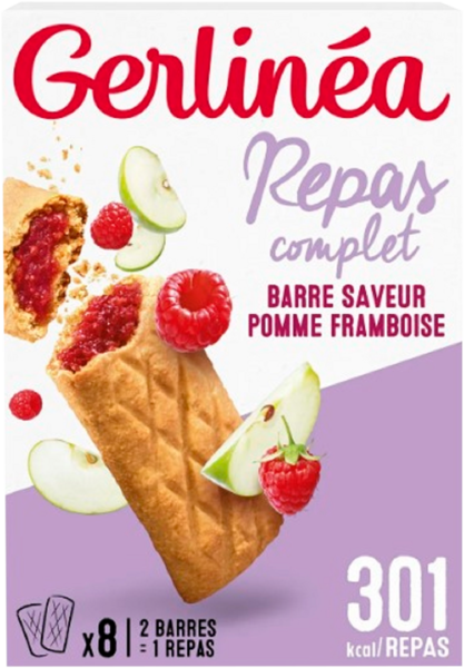 Barres Repas Complet Pomme Framboise Gerlinéa