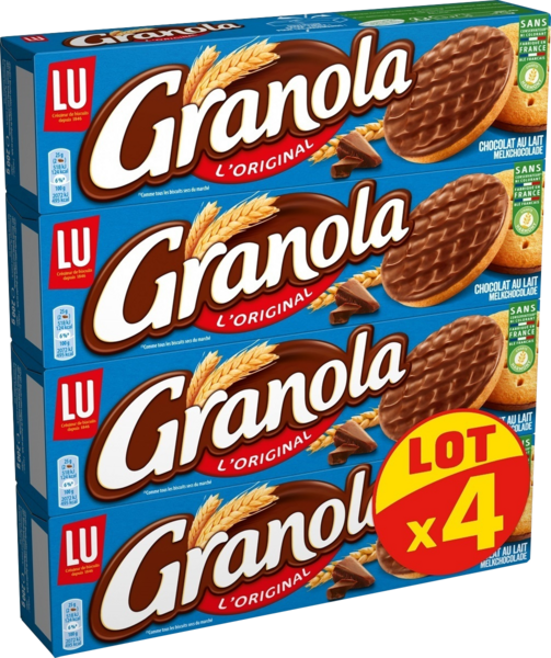 Biscuits Au Chocolat Au Lait Granola Lu