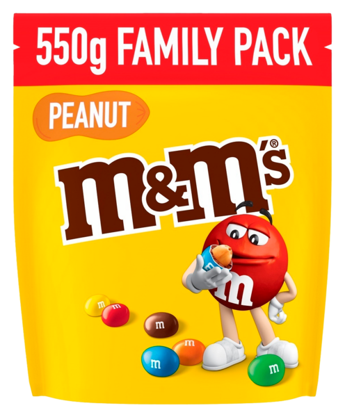 Pochon M&M's Peanut 550G Family Pack
