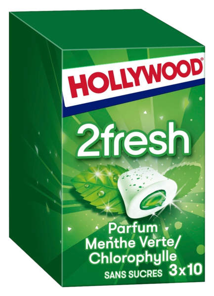 50% De Remise Immédiate Sur Le 2Ème Au Choix Sur La Gamme Des Chewing-Gums Hollywood