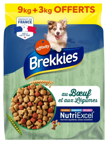 Croquettes Pour Chien Adulte Au Bœuf Brekkies