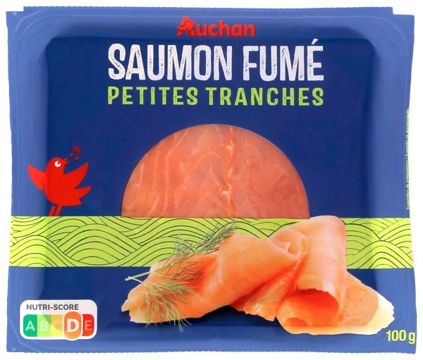 Petites Tranches De Saumon Fumé Auchan