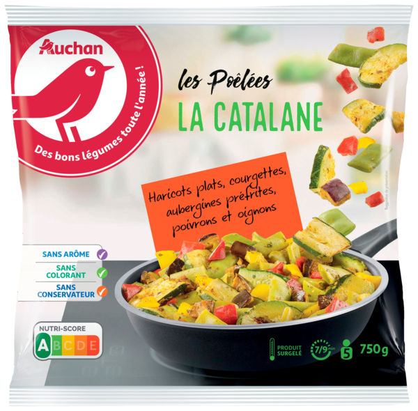 Poêlée Catalane Surgelée Auchan