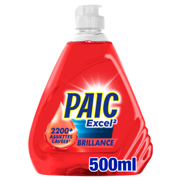 Liquide Vaisselle Excel Brillance Paic 