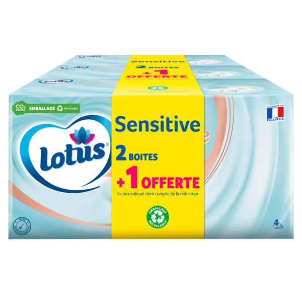 Boîte Mouchoirs Sensitive Lotus