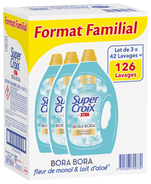 Lessive Liquide Bora Bora Fleur Super Croix