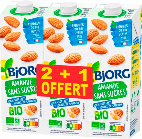 Boisson Végétale Au Lait D'amande Bio Bjorg